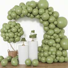 10pcs Avocado Green Balloons 10 Inch, Luxury Romantic Decorative Balloons For Wedding Birthday Christmas New Year Graduation Valentine's Day Party Home Decoration Celebration Supplies - Bơ xanh - Xem 1