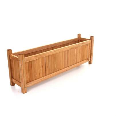 Contemporary Wooden Planter Durable Soft Super Plush Padded Luxury Comfortable Premium Quality Garden Outdoor Patio Lawn