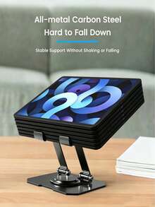 Carbon Steel Foldable Universal Tablet Stand, Heat Dissipation Support - View 2