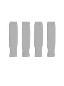 1/2/4 pares de calentadores de pierna unisex de seda de hielo multicolor resistentes a los rayos UV, mangas de pierna ultra delgadas para deportes y ciclismo, sensación refrescante para primavera/verano - Multicolor - Ver 17