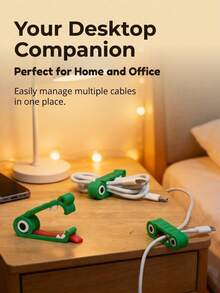 Giữ mọi thứ ngăn nắp với kẹp cáp hình cá sấu FunCreative. Giữ cho bàn làm việc của bạn gọn gàng và phong cách. - 1 cái - Xem 2