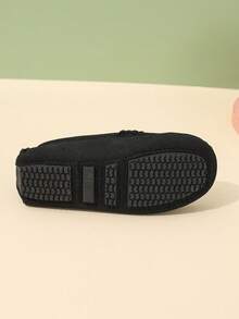 1 Pair Kids' Casual Loafers, Soft Bottom Non-Slip Slip-On Shoes Suitable For Children In Spring And Autumn, For School And Outdoor Wear - Black - View 6