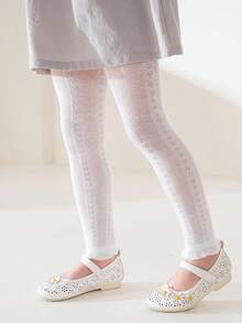 Bộ 2 quần legging cho bé gái, kiểu có đai và không đai, chất liệu lưới thoáng khí, nhẹ và dễ thở, hoàn hảo cho bé mặc hàng ngày. - Nhiều màu - Xem 4