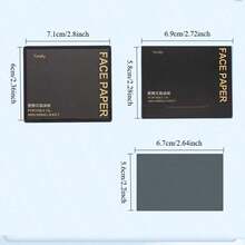 100pcs Oil Blotting Papers (With Mirror Case), Face Matting, Pore Minimizing, Portable Mirror Case, Oil Absorbing Facial Tissues, Suitable For Travel, Compact & Convenient, Keeps Face Non-Greasy, Comes With Powder Puff, Case & Mirror, Ideal Gift For Women In Spring, Summer & Autumn, Unisex - Multicolor - View 9