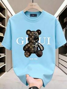 GucciS Modern Elegant And Timeless Classic USA-Shirt-LeeS/DiorSSNew Casual-Shirts Men And WomenUnisex Casual-Shirts - 藍色 - 查看 4