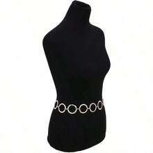 Simple Belt Chain Punk Waist Chain Long Tassel Link Circle Round Dr Belt Body Chain Daily Jewelry - Circlelongchain - View 7