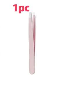 1pc Precision Slanted Tweezers, Stainless Steel Sturdy Handle, Suitable For Eyebrow Trimming, Facial Hair Removal, Debris And Ingrown Hair Removal, Non-Slip Handle, Easy To Remove Fine Hair, Durable Anti-Rust, Suitable For Eyebrow Shaping, Facial Depilation, Daily Skincare, Travel, Hair Salon, Home Beauty, Summer Care, Women's Birthday, Mother's Day, Christmas Gift, Essential Beauty Tool For Makeup Enthusiasts, Pink - Multicolor - View 14