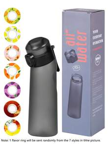 1个彩色礼盒装运动水壶，内含1颗随机口味胶囊，户外运动水杯，适合健身和户外活动，时尚饮水瓶，生日礼物 - 彩色 - 查看 8