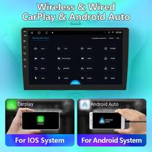 Đầu phát đa phương tiện thông minh Android 13, 7 inch, 9 inch, 10 inch dành cho ô tô, tích hợp Android Auto, CarPlay, GPS và hệ thống âm thanh ô tô thông minh. - IPS - Xem 6