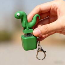 Rechargeable Keychain – Animal Fidget Toy With Sound & Colorful Lights, Anxiety Relief Button Keychain Adults - 1 - View 8