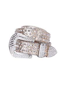 镶钻腰带，男女皆宜的街头时尚设计，适合搭配牛仔裤、连衣裙、格子衫、PU皮衣，四季皆宜。 - A - 查看 15