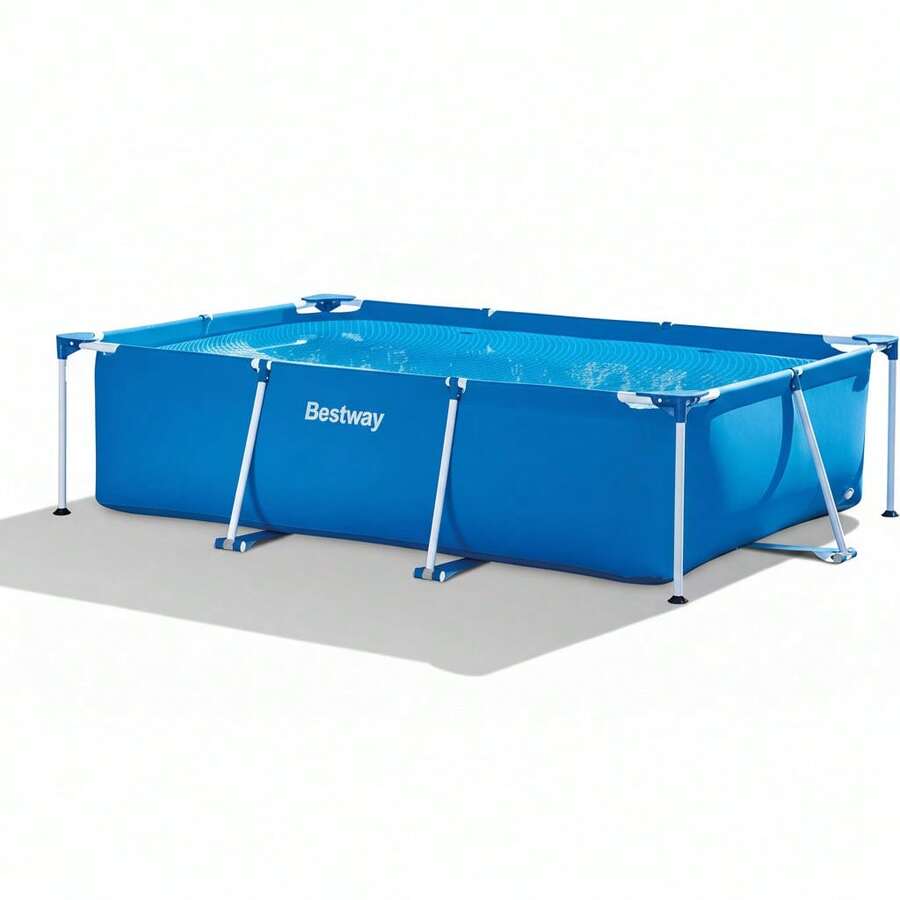 Intex Metal Frame Rectangular Pool 300 X 200 X 75cm - Blue - View 1