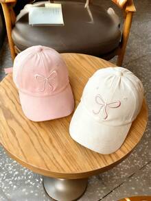 2-In-1 Women's Butterfly Embroidered Baseball Cap, Versatile Solid Color Adjustable Hat, Suitable For Spring/Summer Outdoor Sun Protection, Women's Hat, Essential For Vacation, Beach Hat, Summer,Holiday,Travel - Multicolor - View 1