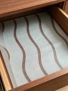 8 miếng lót ngăn kéo sọc mờ, thảm lót kệ EVA chống thấm nước và chống trượt, thiết kế tối giản bán trong suốt. - Sọc mờ - Xem 3