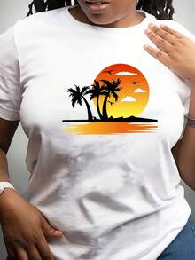 Dam-T-shirts - Vitt - Visa 3