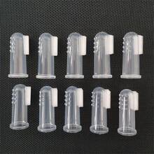 Bàn chải đánh răng cho thú cưng, bàn chải đánh răng cho chó, bàn chải đánh răng cho mèo. Bộ bàn chải đánh răng cho chó. Bàn chải đánh răng dạng găng tay chuyên dụng cho chó, dùng để làm sạch răng chó, bàn chải đánh răng cho mèo, bàn chải đánh răng cho chó con, chăm sóc răng miệng cho thú cưng. - Nhiều màu - Xem 10