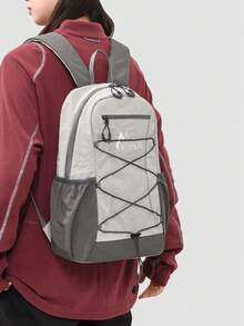 Foldable Lightweight Backpack, Multi-Color Options, Versatile For Hiking, Commuting, Travel, Organized Storage For Phone, Water Bottle, Jacket, Flexible Top Handle And Shoulder Strap Design - Multicolor - View 10