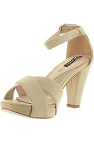 MTNG Women's Dress Sandals 53840 In Beige - Beige - View 4