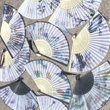 1pc New Style Ancient-Style Folding Fan, Imitation Silk, Chinese-Style Folding Fan For Women, Hanfu, Qipao, Classical Fan - Folding Fan - View 6