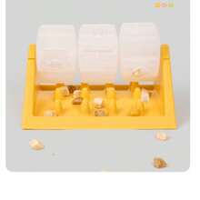 360°旋转宠物益智喂食器，狗狗慢食碗，防呛防漏互动玩具，小型/中型犬训练食碗 - 粉色 - 查看 5