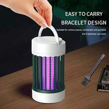 SOKANY USB Mosquito Killer Lamp With UV Light, 360° High-Voltage Shock, Hanging And Portable, 2 Modes (Trap And Night Light). Ideal For Bedroom, Dorm, And Outdoor Camping. Summer Essential Mosquito Killer, Chemical-Free Protection. - Multicolor - View 8