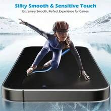 3pcs Matte Privacy Screen Protector, Compatible With 13/14/15/16/17 Promax/Pro/16 Plus/16e/17Air, Anti-Fingerprint, Bubble-Free, Anti-Scratch, Phone Case, Christmas Theme Phone Case, Stylish Phone Case, Anti-Fingerprint Protective Cover - 3PCS - View 6