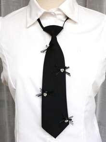 1个领结，休闲学院风街头服饰，日常佩戴，礼物 - 彩色 - 查看 9