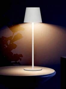 LED Minimalist Wireless Pedestal Lamp, 3 Dimming Levels, Suitable For Indoor, Living Room, Study, Bedroom, Bedside, Touch Sensitive Creative Night Light, Desktop Lamp For Living Room, Stepless Dimming, Ambient Lighting For Night - Desk Lamp - View 7