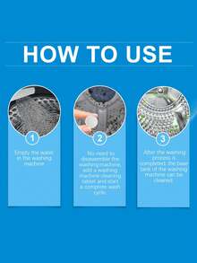 12pcs Washing Machine Cleaning Tablets, Deep Clean Drum And Agitator, Remove Limescale Residue And Odors, Fast Foaming, Long-Lasting Freshness, Lemon Scent. Washing Machine Cleaner, Laundry Detergent, Descaler, Deodorizer, Fragrance, (Best For New Models) - Solid State - View 4