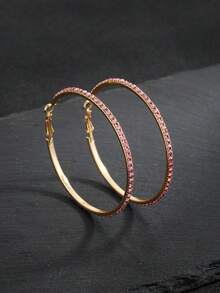 粉钻蝴蝶链套装，3件套嘻哈项链手链耳环首饰套装（女士） - 蝴蝶項鍊套裝 - 查看 6