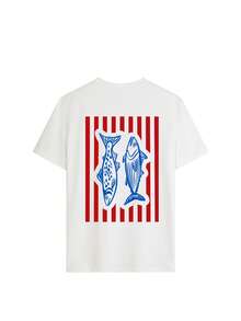 3pcs/Set Summer New Minimalist Illustration Cute Cartoon Graphic Print Casual Round Neck Short Sleeve T-Shirt, Fashionable & Versatile Women Tops - White, Pink and Apricot - View 4