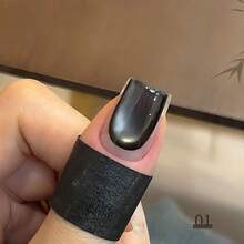 MISS MIANEL 黑色指甲冬季熱門白色亮面玻璃珠8色月光貓眼凝膠指甲油2026新款美白粉色藍色指甲油藍色指甲美甲適用於手指甲和腳趾甲法式美甲適用於沙龍和DIY使用紫色綠色可愛指甲 - 彩色 - 查看 5