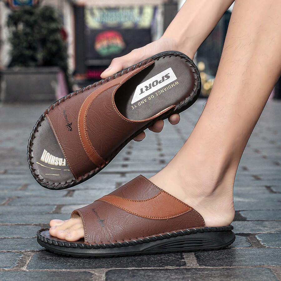 Dép phối màu, dép xăng đan thể thao thường ngày unisex, dép lê thoải mái, thoáng khí dùng trong nhà và ngoài trời.
