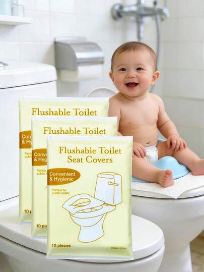 20/1 confezioni, Coprisedile igienico monouso per bambini da viaggio - Confezione da viaggio per feste, adatto per viaggi e hotel, Copertura universale impermeabile di grandi dimensioni, Accessori essenziali per viaggi in aereo, campeggio, forniture per il bagno