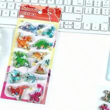 Hình dán khủng long 3D dễ thương chứa nước, hình dán thưởng cho trẻ em, hình dán lấp lánh dạng lỏng, hình dán tự làm cho bé trai và bé gái. - Nhiều màu - Xem 10