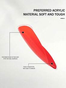 24 móng tay giả vuông ngắn, kiểu dáng tối giản, lấp lánh, màu đỏ đậm, che phủ toàn bộ móng, thích hợp cho tiệc tùng, khiêu vũ và sử dụng hàng ngày. - Màu Hoa hồng đỏ - Xem 6