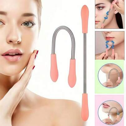 1pc Painless Facial Hair Remover - Waterproof, Odorless, Easy To Use, Specialized Stick Tool For Facial Hair Removal