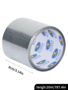 1卷铝箔胶带，厚度50微米，长度20米，宽度8厘米，粘性强，适用于汽车、电气和家居维修 - Width 80mm - 查看 8