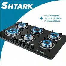 "Parrilla a Gas Empotrable de 5 Quemadores – Acero Inoxidable Plateado, Alta Eficiencia" - Ver 3