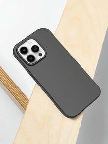 Funda de silicona líquida compatible con iPhone 17/16/15/14/13/12/11 Pro Max/Mini Plus/Air/8/7/6s Plus/SE3/SE2, protección completa del cuerpo, acabado mate suave y delgado, antihuellas (negro), válida para las series individuales de Apple 11/12/13/14/15/16/17. - 1 unidad - Ver 8