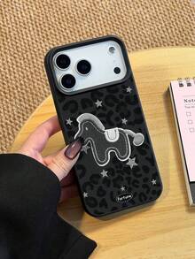 A Stylish Phone Case That Does Not Include A Lanyard Or Stand. Fashionable TPU Phone Case With A Luxury Leopard Print, 1 Piece. Luxury Gray Leopard Print TPU Phone Case, Compatible With 17/17 Pro/17 Pro//13/16 Pro/16/15/14/12 Pro/13 Pro/11 Pro/14 Pro/15 Pro/12. Soft And Fashionable Protective Case, High-End Luxury, Unisex Case Suitable As A Gift For Friends And Partners, Also Compatible With S24 Ultra/S23/S22/A73 - 多色 4 - 查看 3