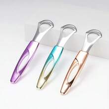 Premium Stainless Steel Dual-Sided Tongue Scraper, Hollow Handle Oral Cleaner, Choice For Daily Oral Care - Stainless Steel Double-sided Tongue Scraper - View 8