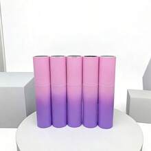 4 chai xịt nước hoa du lịch 10ml có thể nạp lại, chai xịt nước hoa mini rỗng dùng để đựng dung dịch cạo râu. - Màu hồng tím (4 chiếc) - Xem 10