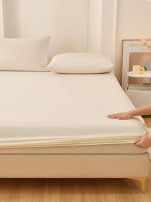 Camel Brushed Soft & Comfortable 3 PiecesBedsheet Set - Apricot - View 6