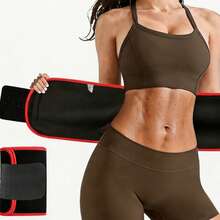 ARUNOW Waist Trainer For Women Lower Belly Fat, Waist Sweat Band For Women, Belly Band Sweat Belt, Stomach Wrap - Red - View 11