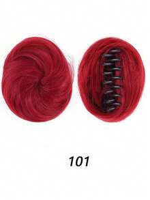 1pc Mini Claw Clip Hair Comb, Suitable For Messy Buns, Cat Ear Hairstyles - Multicolor - View 26