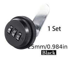 1 Set Drawer Combination Lock, Cam Lock, Password Coded Drawer Lock, Cabinet Lock, Furniture Lock, Password Mailbox Lock, Password Combination Lock, Drawer Password Lock, Mailbox Drawer Password Lock - CC - View 12