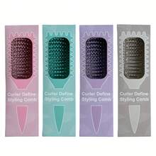 Curly Hair Brush For Detangling & Defining Curls, 2-In-1 Curl Styling Comb For Wet & Dry Hair, Reduce Frizz & Enhance Natural Curls Beauty Home Bedroom Decor Travel Accessories - Multicolor - View 9