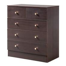 Modern Simple 5-Drawer Dresser Brown - Brown - View 9