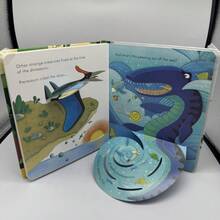 Foldable Pop-Up Dinosaur Theme Learning Materials | Made Of Cardboard, Foldable Inner Pages, Family Reading, English Learning, Cognitive Enlightenment, Language Development, Halloween, Christmas, Early Education, Vivid And Interesting Illustrations, Science Education - Multicolor - View 5
